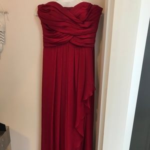 David's Bridal Red Dress